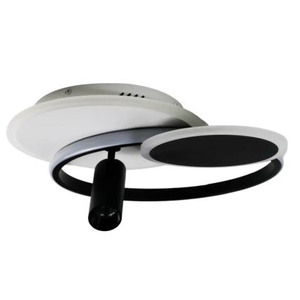 Plafoniera LED dimmerabile LED/65W/230V 3000-6500K bianco/nero + telecomando