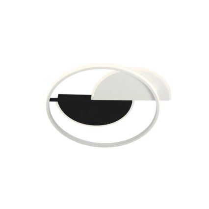 Plafoniera LED dimmerabile LED/70W/230V 3000-6500K bianco/nero + telecomando