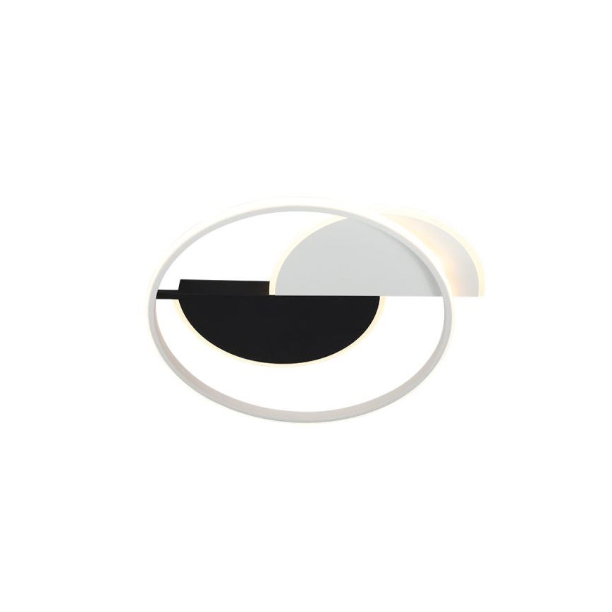 Plafoniera LED dimmerabile LED/70W/230V 3000-6500K bianco/nero + telecomando