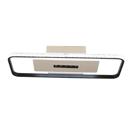 Plafoniera LED dimmerabile LED/75W/230V 3000-6500K bianco/nero + telecomando
