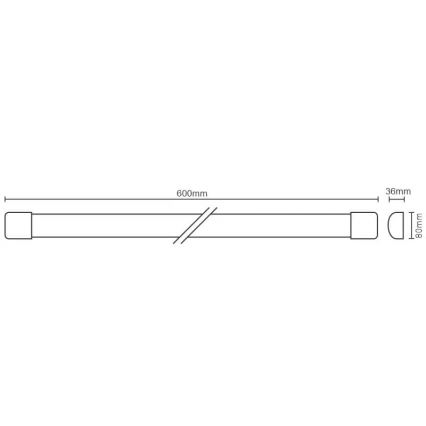 Luce LED dimmerabile sottopensile con sensore LED/20W/230V 4000K IP40