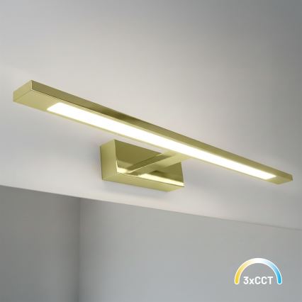 Illuminazione LED per specchio da bagno KLIMT LED/12W/230V 3000/4000/6000K 60 cm IP44 oro
