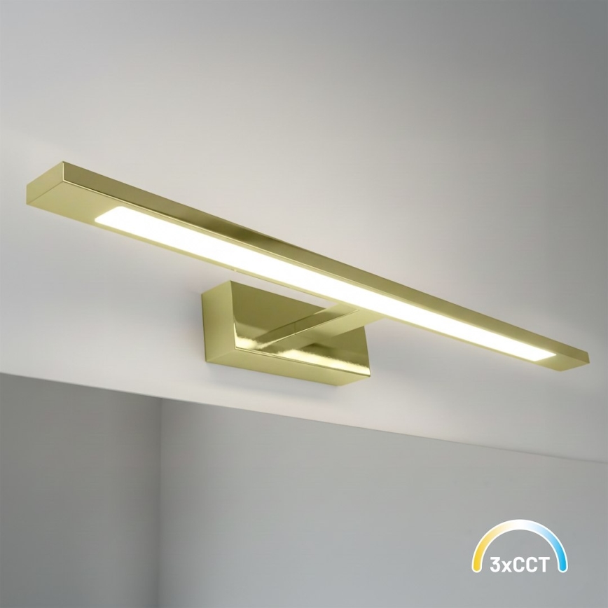 Illuminazione LED per specchio da bagno KLIMT LED/12W/230V 3000/4000/6000K 60 cm IP44 oro