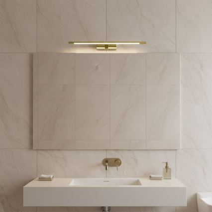 Illuminazione LED per specchio da bagno KLIMT LED/12W/230V 3000/4000/6000K 60 cm IP44 oro