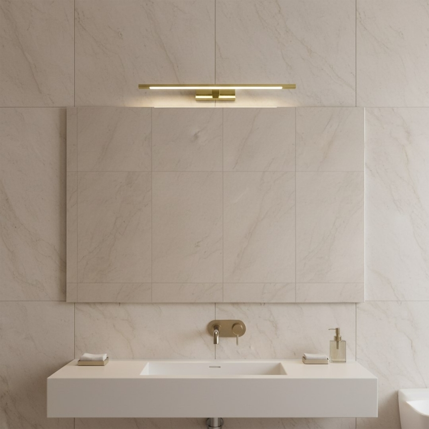 Illuminazione LED per specchio da bagno KLIMT LED/12W/230V 3000/4000/6000K 60 cm IP44 oro