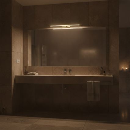 Illuminazione LED per specchio da bagno KLIMT LED/12W/230V 3000/4000/6000K 60 cm IP44 oro