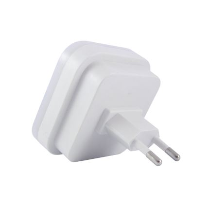 Luce notturna a LED con sensore di movimento e sensore crepuscolare LED/0,5W/230V bianco