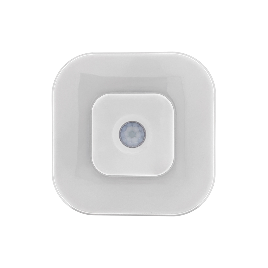 Luce notturna con sensore LED/0,5W/4,5V 3xAAA bianco