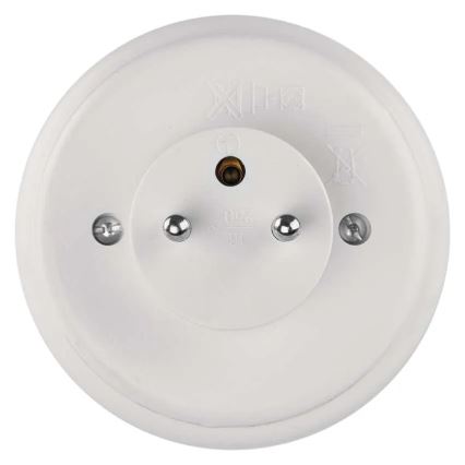 Luce notturna LED con sensore e presa LED/0,3W/230V