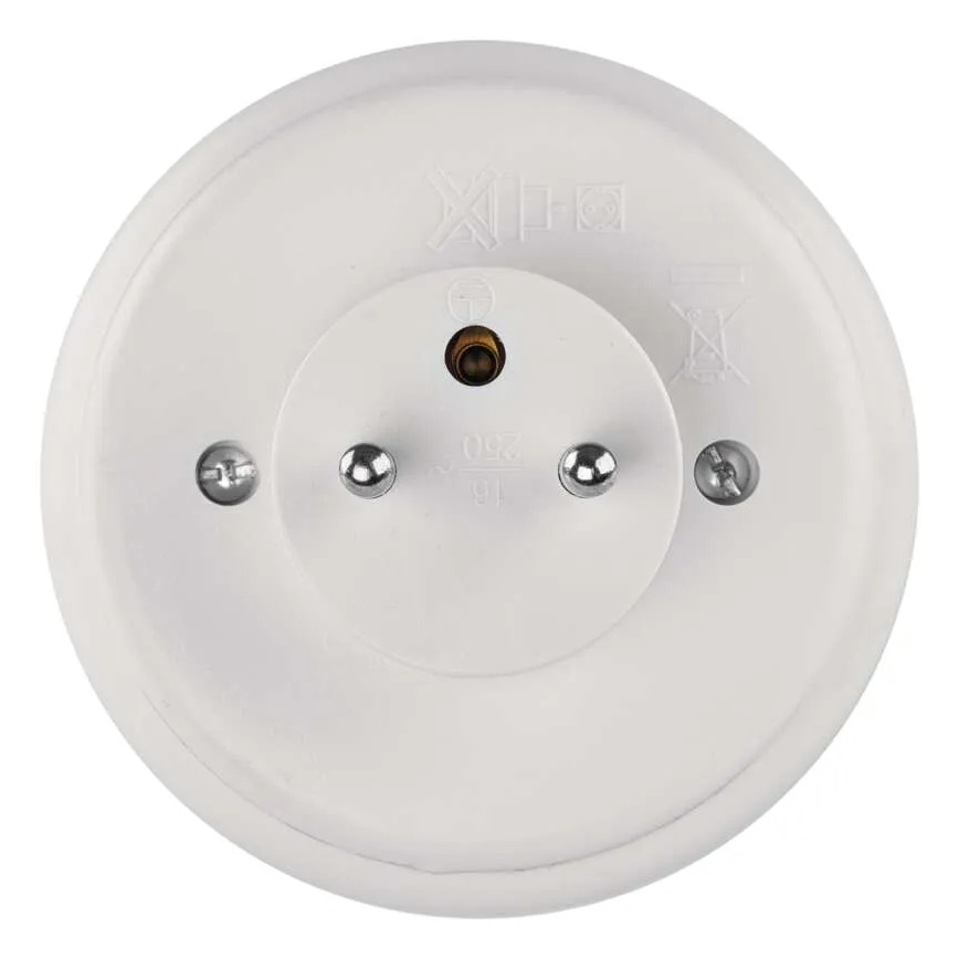 Luce notturna LED con sensore e presa LED/0,3W/230V