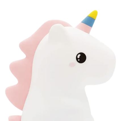 Luce notturna ricaricabile per bambini UNICORN, LED RGBW dimmerabile a sfioramento, LED/1W/5V 1200 mAh