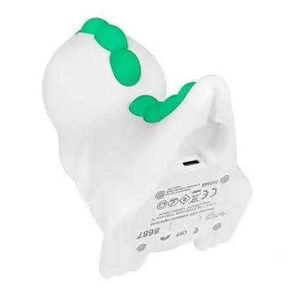 Luce notturna per bambini ricaricabile LED RGB Dimmerabile LED/2,5W/5V 3000K 1200 mAh dinosauro