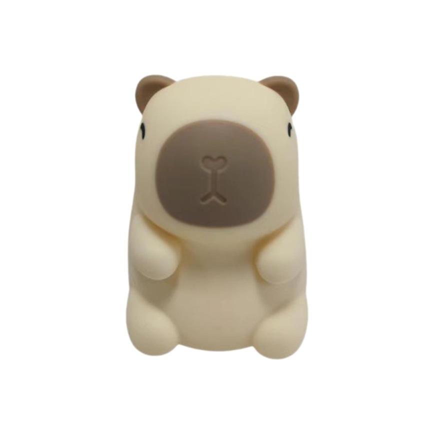 Lampada notturna ricaricabile a LED RGBW dimmerabile con controllo touch per bambini KAPYBARA LED/0,45W/5V 800 mAh