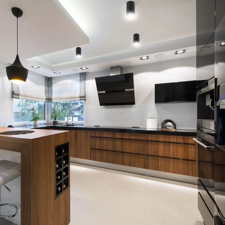 Luce Spot 1xGU10/35W/230V nero/oro