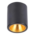 Luce Spot 1xGU10/35W/230V tondo nero