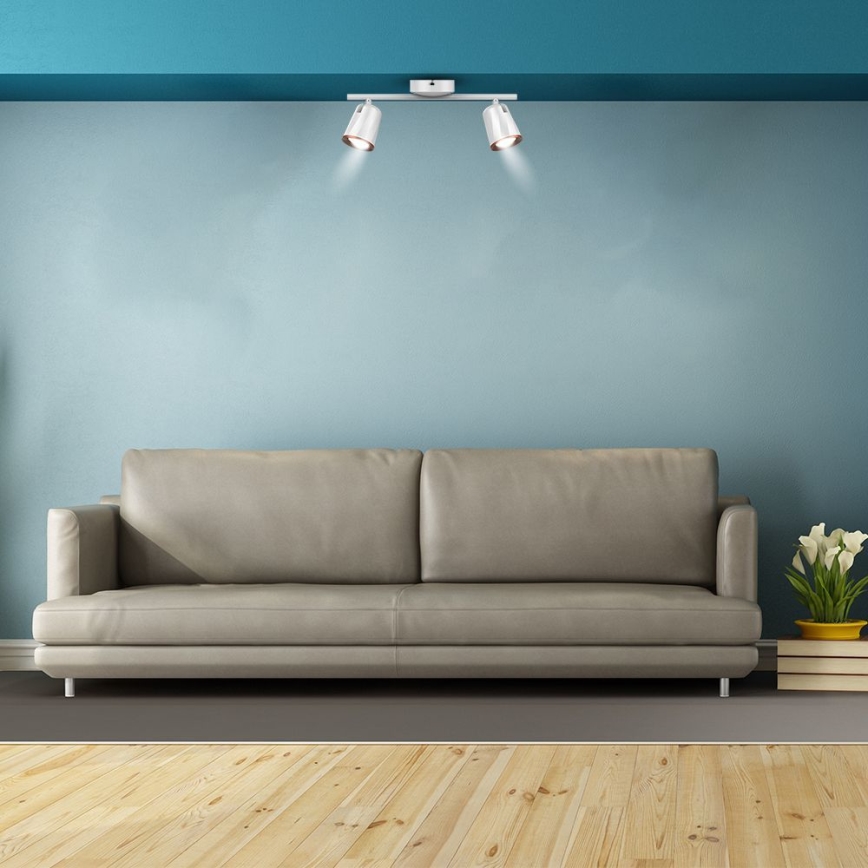 Luce Spot a LED 2xLED/5W/230V 3000K bianco