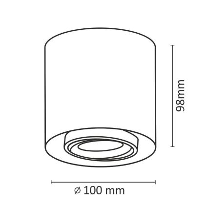 Luce Spot a LED XENO LED/15W/230V bianco 1200lm