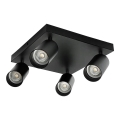 Luce Spot ANGIE 4xGU10/35W/230V nero