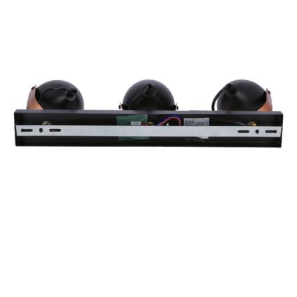 Luce Spot ANICA 3xE14/40W/230V nero/rame