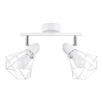 Luce Spot ARTEMIS 2xE14/40W/230V bianco