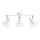Luce Spot ARTEMIS 3xE14/40W/230V bianco