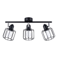 Luce Spot BELUCI 3xE14/40W/230V nero