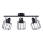 Luce Spot BELUCI 3xE14/40W/230V nero