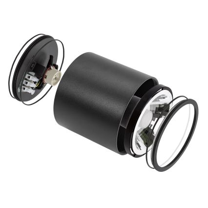 Luce Spot da bagno CHLOE AR111 1xGU10/12W/230V IP65 arrotondato nero