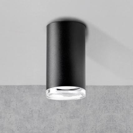 Luce Spot da bagno TURYN 1xGU10/10W/230V IP44 nero