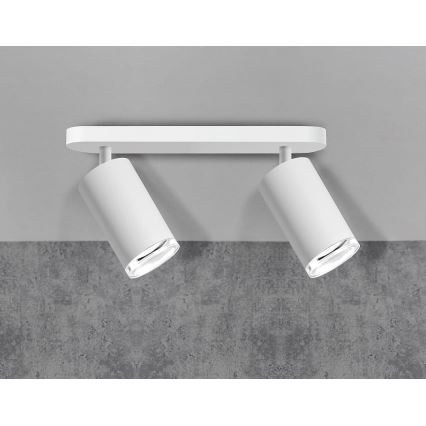 Luce Spot da bagno TURYN 2xGU10/10W/230V IP44 bianco