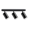 Luce Spot da bagno TURYN 3xGU10/10W/230V IP44 nero