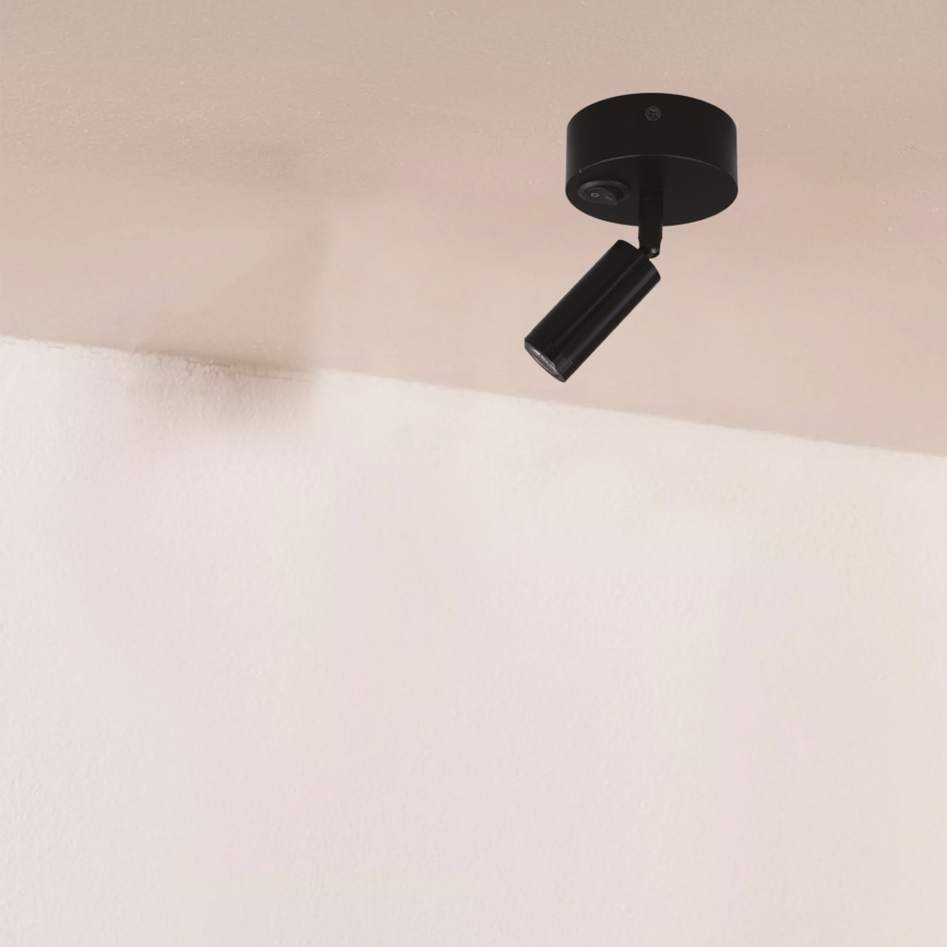 Luce Spot da parete a LED ARISTON LED/3W/230V 3000K nero