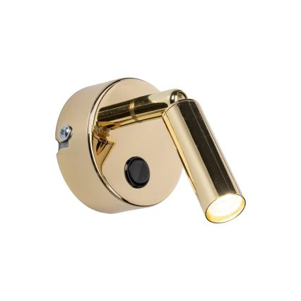 Luce Spot da parete a LED ENZO LED/3W/230V oro