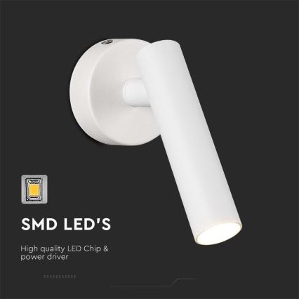 Luce Spot da parete a LED LED/2W/230V 3000K bianco