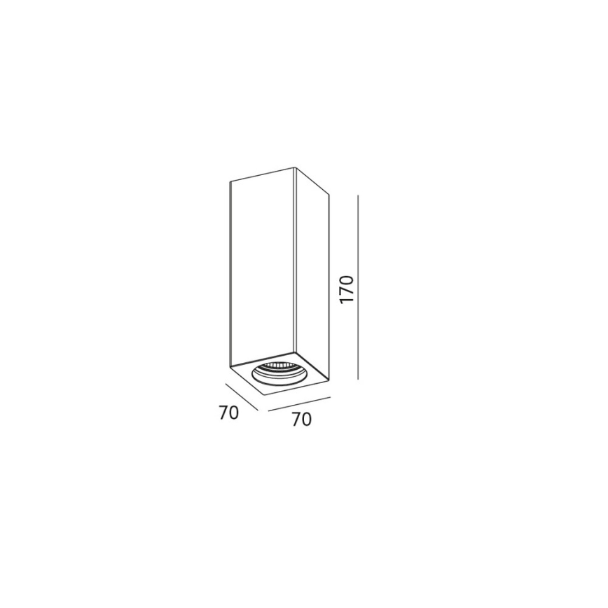 Luce Spot da soffitto CELLO 1xGU10/35W/230V
