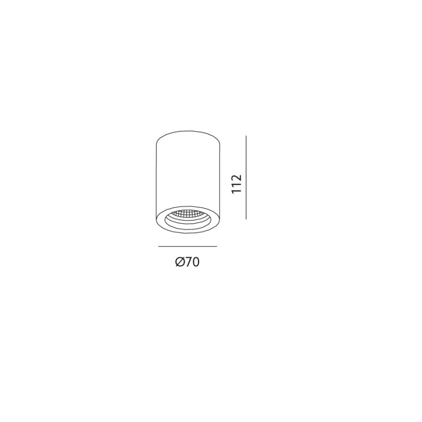 Luce Spot da soffitto PUTTO 1xGU10/35W/230V