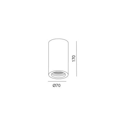 Luce Spot da soffitto STOA 1xGU10/35W/230V