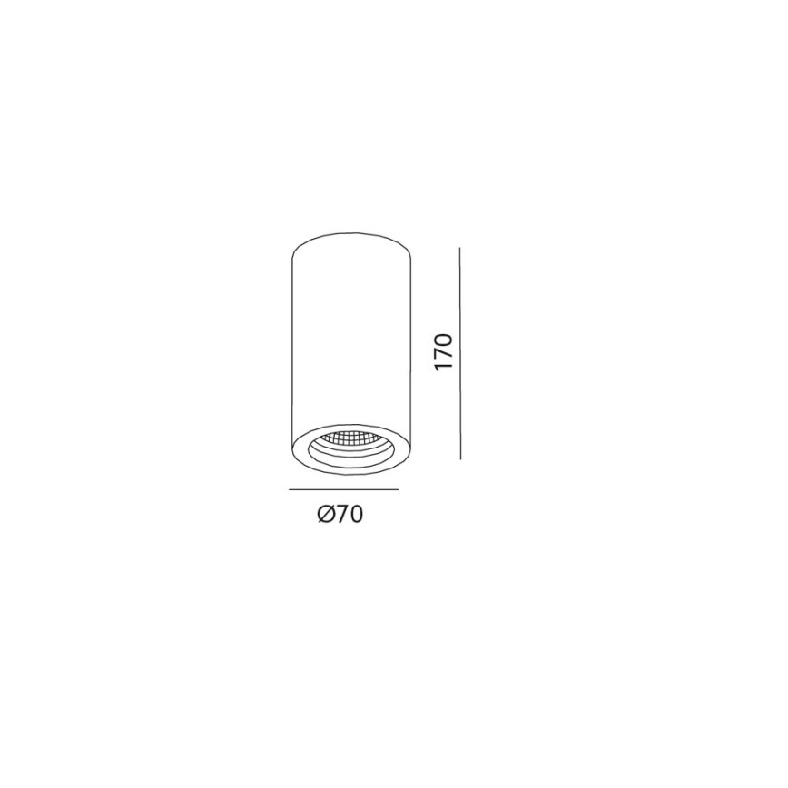 Luce Spot da soffitto STOA 1xGU10/35W/230V
