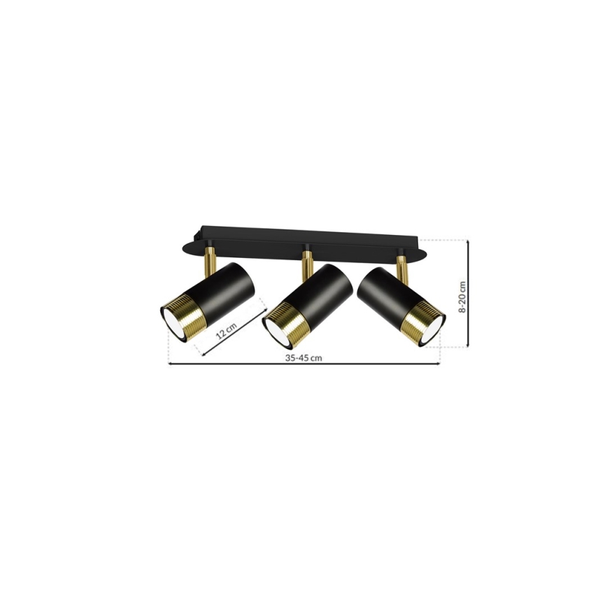 Luce Spot DANI 3xGU10/8W/230V