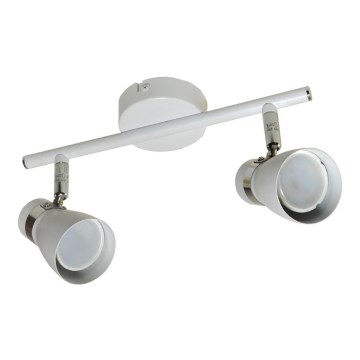 Luce Spot DEZ 2xGU10/30W/230V bianco