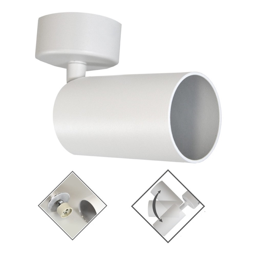 Luce Spot FARGO 1xGU10/30W/230V bianco