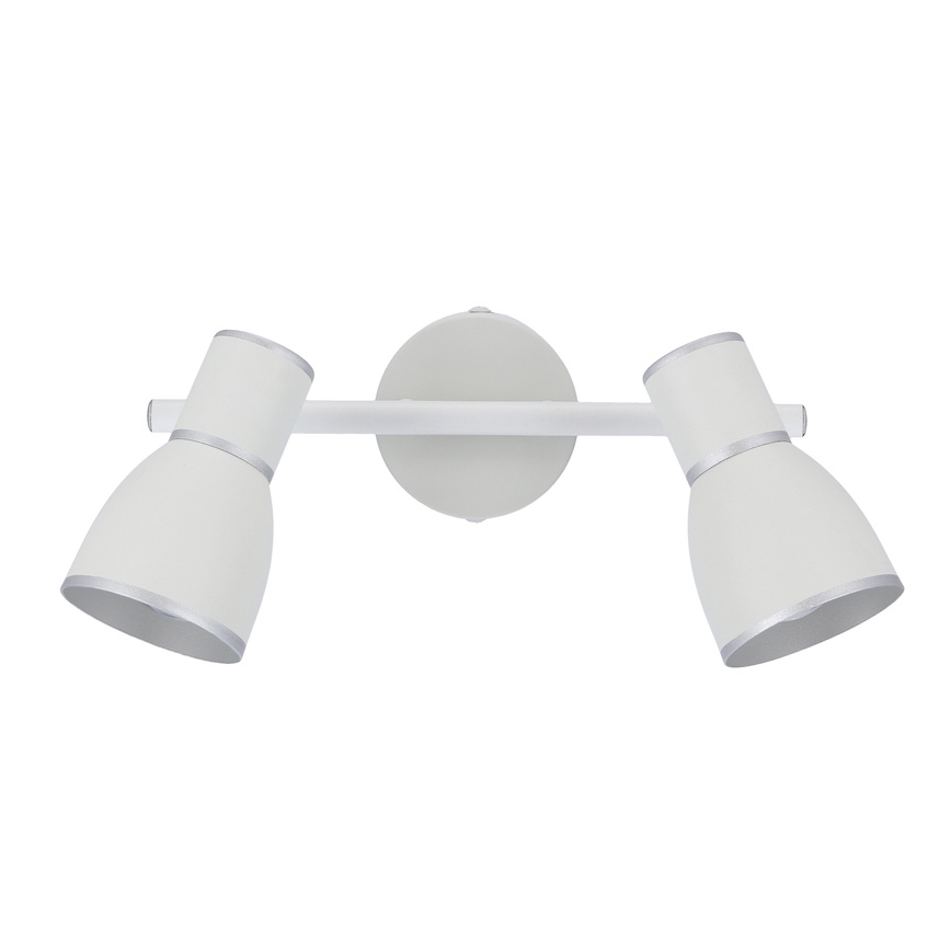Luce Spot FIDO 2xE14/40W/230V bianco