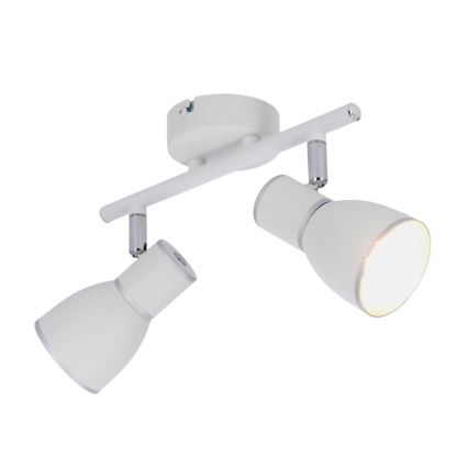 Luce Spot FIDO 2xE14/40W/230V bianco