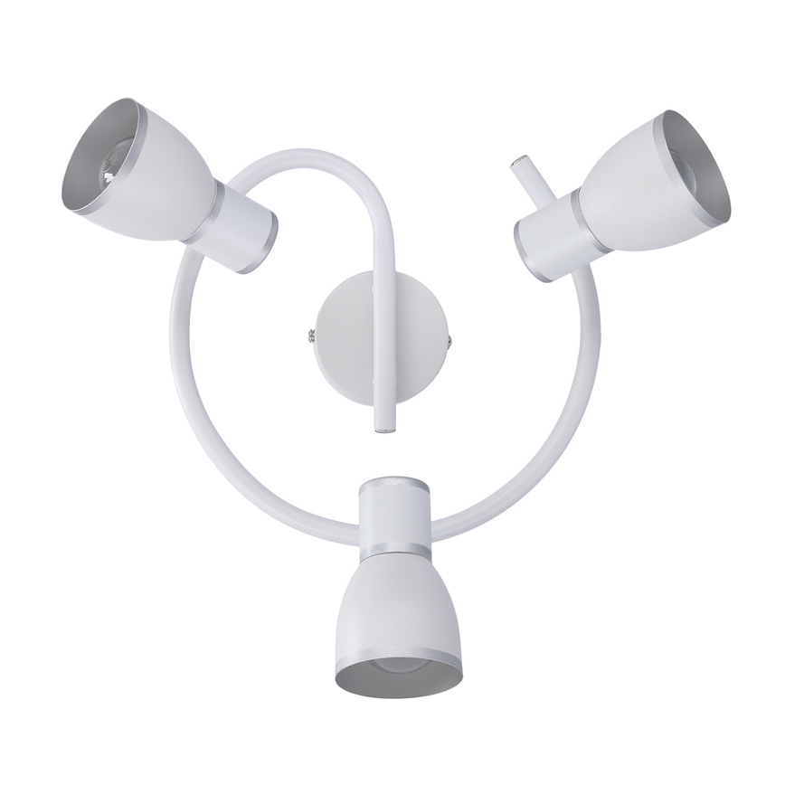 Luce Spot FIDO 3xE14/40W/230V bianco