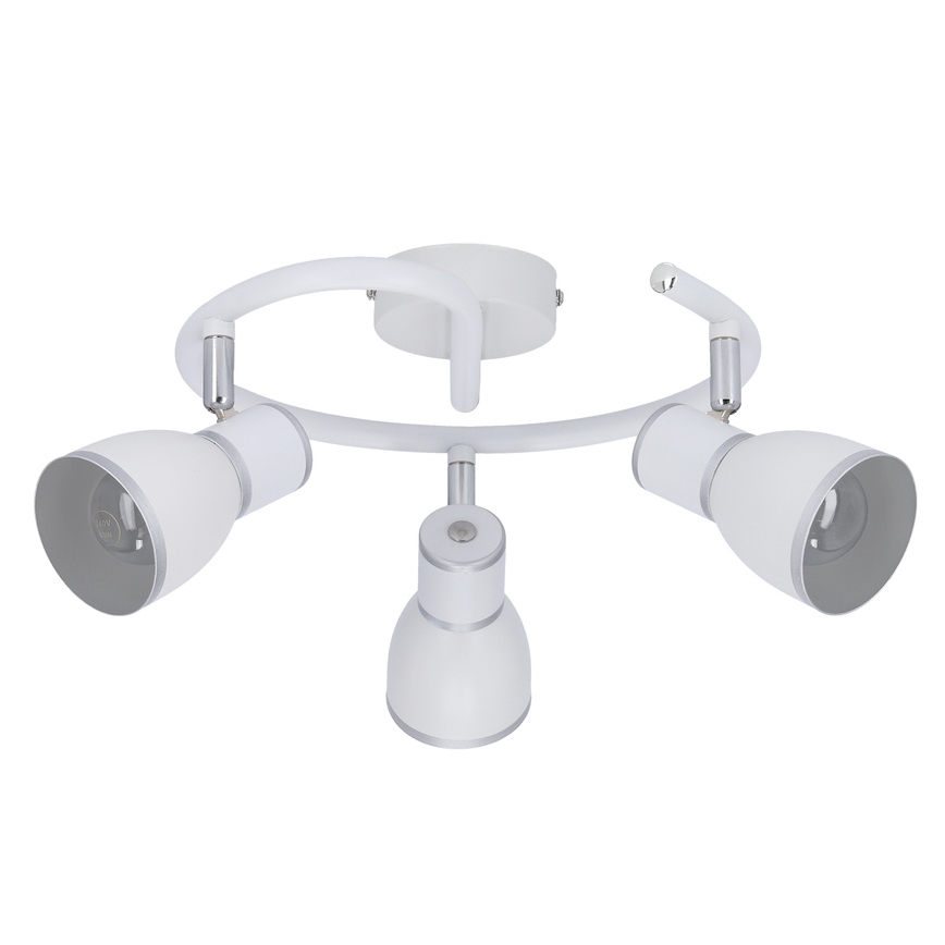 Luce Spot FIDO 3xE14/40W/230V bianco