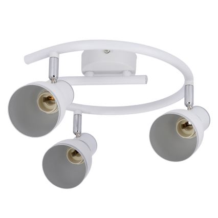 Luce Spot FIDO 3xE14/40W/230V bianco