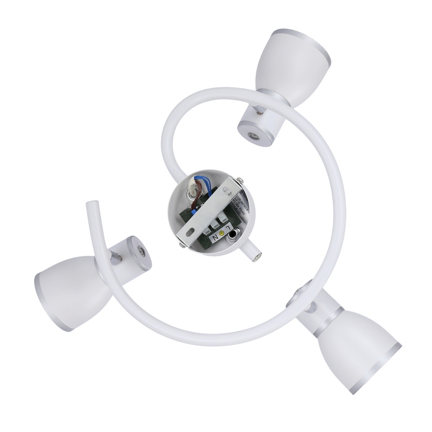Luce Spot FIDO 3xE14/40W/230V bianco