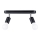 Luce Spot FORNES 2xE27/60W/230V nero