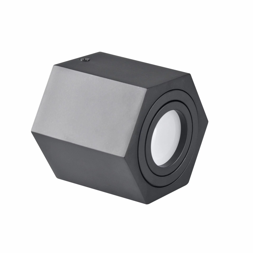 Luce Spot HEXAGON 1xGU10/10W/230V nero