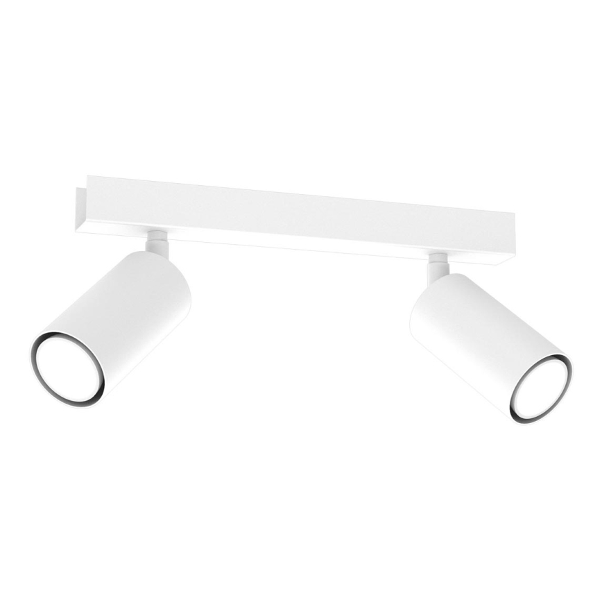 Luce Spot HUDSON 2xGU10/8W/230V bianco